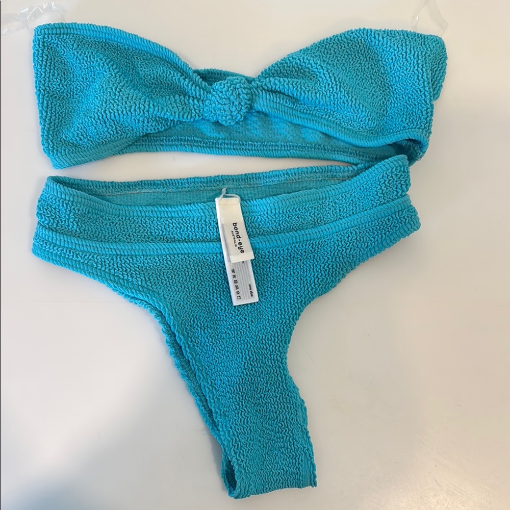 bond-eye Turquoise Bikini Set